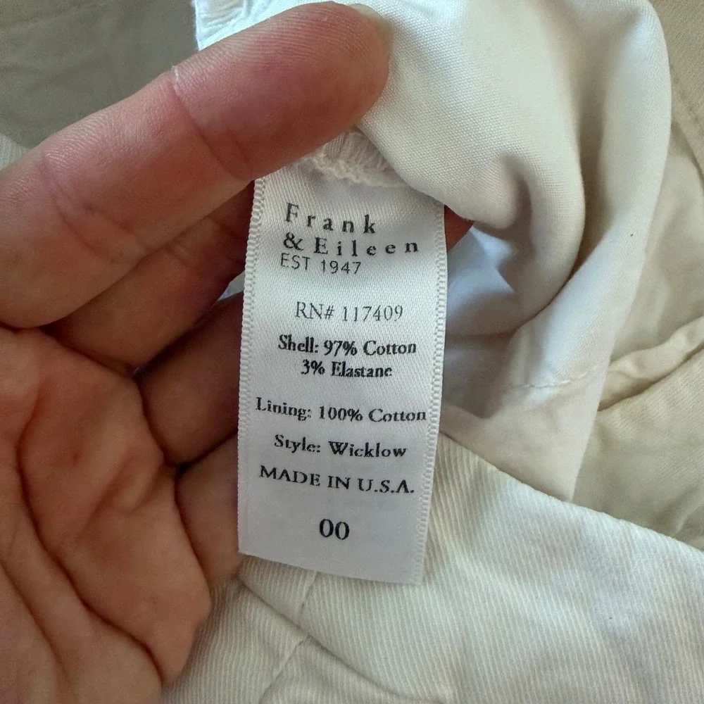 Frank & Eileen style chino